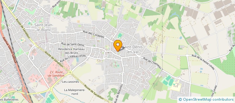 localisation de l'entreprise MONSIEUR SOMNUK VONGCHAY à SAINT-DENIS-EN-VAL