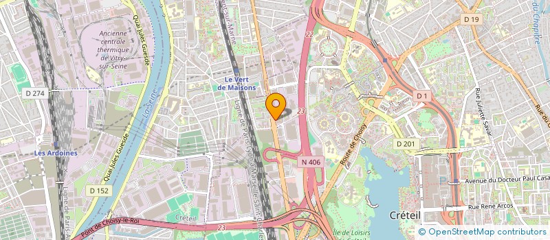 localisation de l'entreprise MONSIEUR SOMSACK SOUBINH  CRETEIL