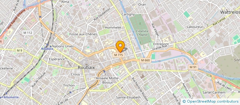 localisation de l'entreprise MONSIEUR SON DUONG NGUYEN  ROUBAIX