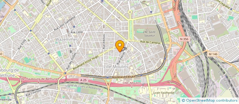 localisation de l'entreprise MONSIEUR SONAGNON AISSE  LILLE