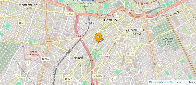 localisation de l'entreprise MONSIEUR SONANGNON GOVOEI  GENTILLY