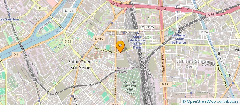 localisation de l'entreprise MONSIEUR SONDY CHARLES à SAINT-OUEN-SUR-SEINE