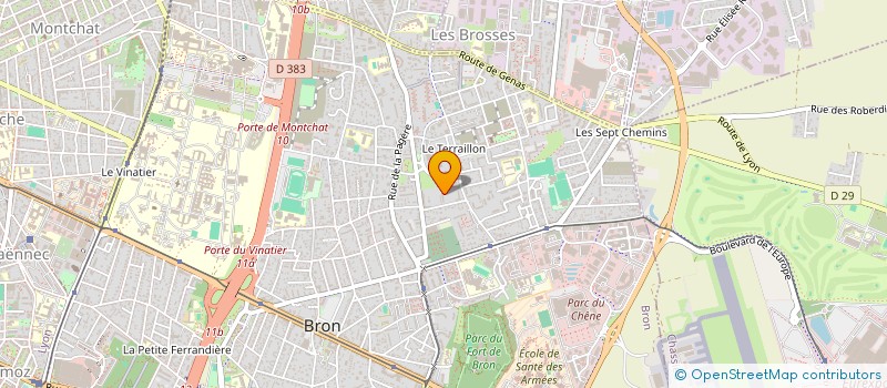 localisation de l'entreprise MONSIEUR SONER AYYILDIZ à BRON