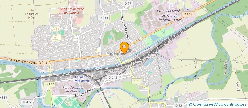 localisation de l'entreprise MONSIEUR SONER DEMIR  MIGENNES