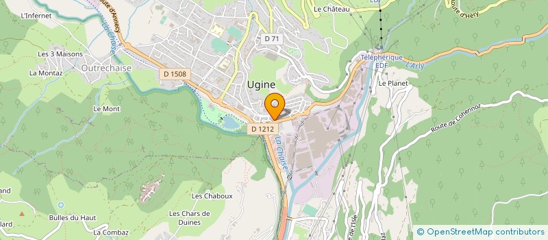 localisation de l'entreprise MONSIEUR SONER ISIK à UGINE