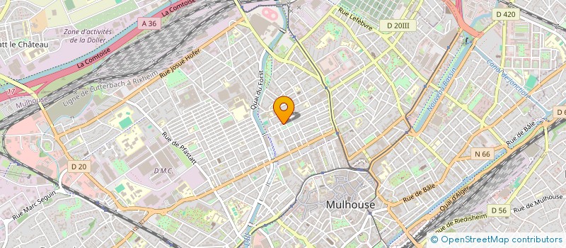 localisation de l'entreprise MONSIEUR SONER KARABACAK  MULHOUSE