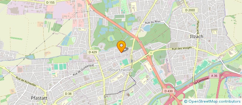 localisation de l'entreprise MONSIEUR SONER YILDIZ  KINGERSHEIM