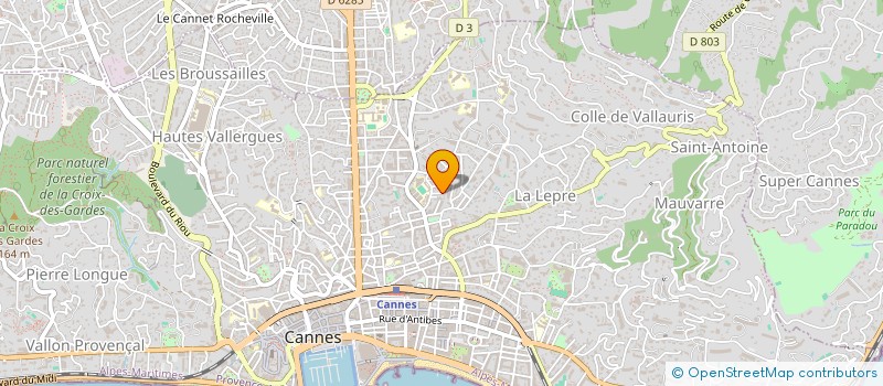 localisation de l'entreprise MONSIEUR SONG LUY à CANNES