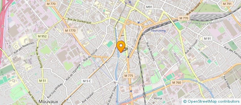 localisation de l'entreprise MONSIEUR SONGLIN JI à TOURCOING