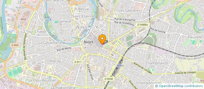 localisation de l'entreprise MONSIEUR SONI GEERS--DEGORCE-POUSSET à NIORT