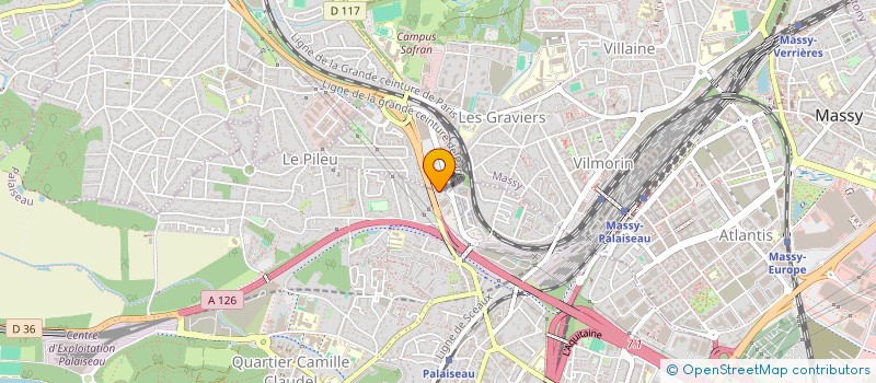 localisation de l'entreprise MONSIEUR SONIA MISHA  PALAISEAU