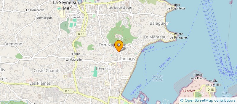 localisation de l'entreprise MONSIEUR SONNY AJANOVIC à LA SEYNE-SUR-MER