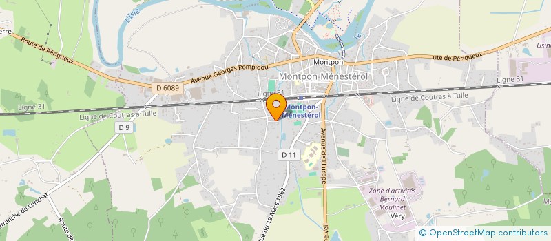 localisation de l'entreprise MONSIEUR SONNY BEE  MONTPON-MENESTEROL