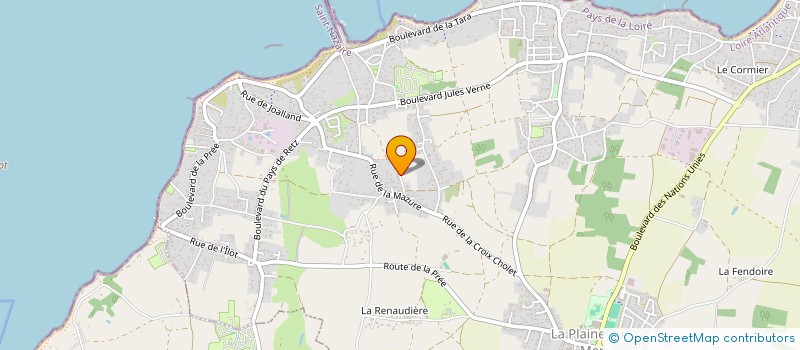 localisation de l'entreprise MONSIEUR SONNY BERTET à LA PLAINE-SUR-MER