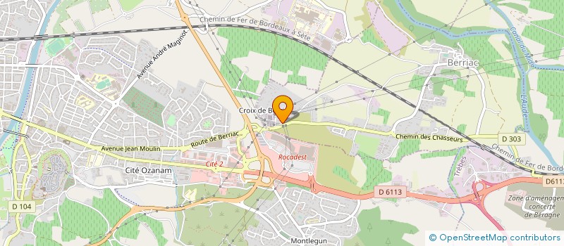 localisation de l'entreprise MONSIEUR SONNY BLATA  BERRIAC