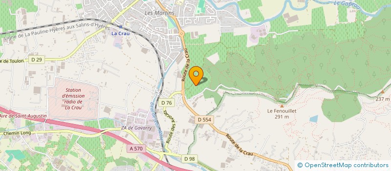 localisation de l'entreprise MONSIEUR SONNY BLONDEL  LA CRAU