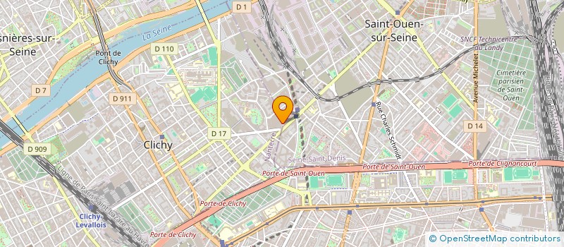 localisation de l'entreprise MONSIEUR SONNY CARENE  CLICHY