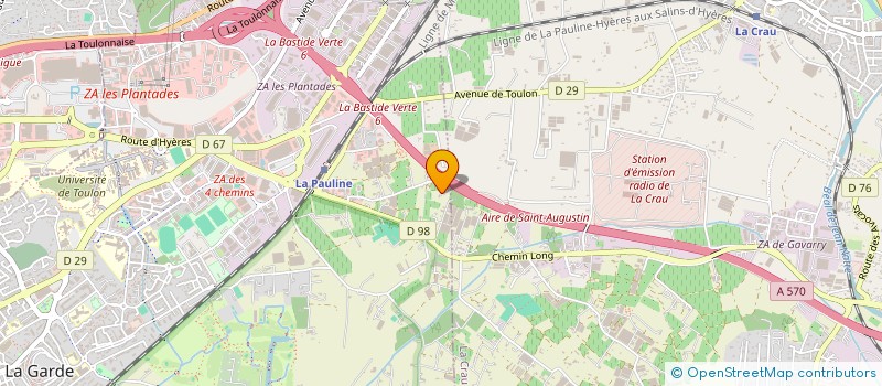 localisation de l'entreprise MONSIEUR SONNY CLARAMUNT  LA GARDE