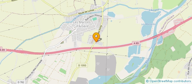 localisation de l'entreprise MONSIEUR SONNY DA COSTA FERNANDES  LES MARTRES-D'ARTIERE