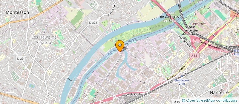 localisation de l'entreprise MONSIEUR SONNY FAUGERON  NANTERRE