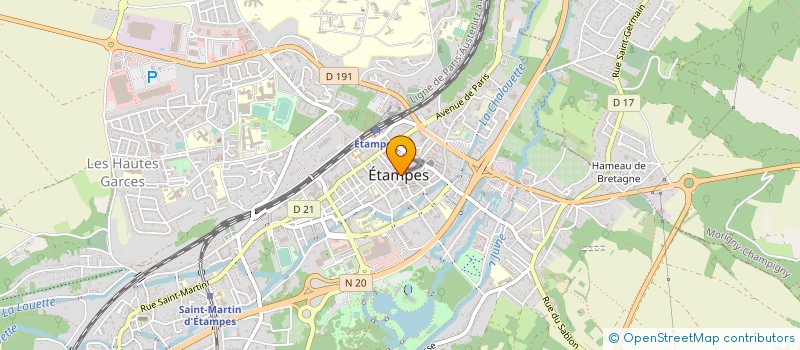 localisation de l'entreprise MONSIEUR SONNY KOWALSKI à ETAMPES