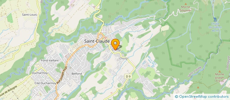 localisation de l'entreprise MONSIEUR SONNY LATOUCHE à SAINT-CLAUDE