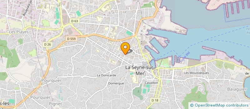 localisation de l'entreprise MONSIEUR SONNY LEROY à LA SEYNE-SUR-MER