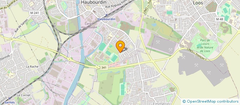 localisation de l'entreprise MONSIEUR SONNY MOULART  HAUBOURDIN