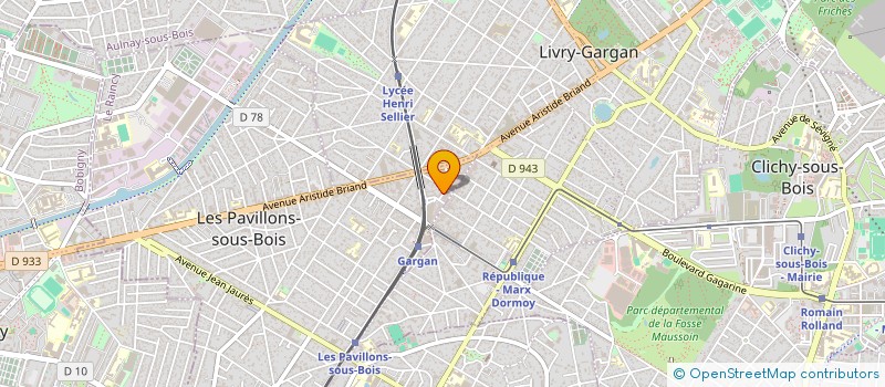 localisation de l'entreprise MONSIEUR SONNY MOULET  LES PAVILLONS-SOUS-BOIS