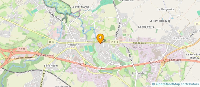 localisation de l'entreprise MONSIEUR SONNY NOBILLET  YFFINIAC