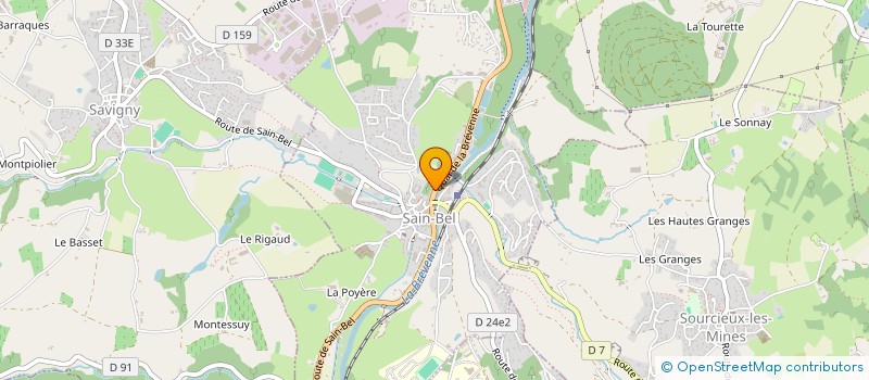 localisation de l'entreprise MONSIEUR SONNY QUILLON  SAIN-BEL