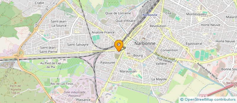 localisation de l'entreprise MONSIEUR SONNY REYES  NARBONNE