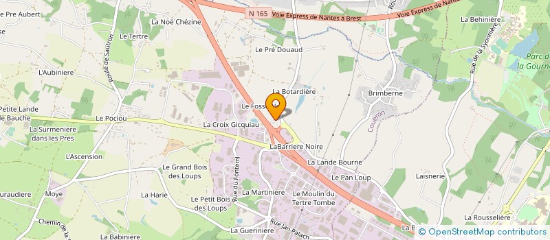 localisation de l'entreprise MONSIEUR SONNY ROUZEE à COUERON