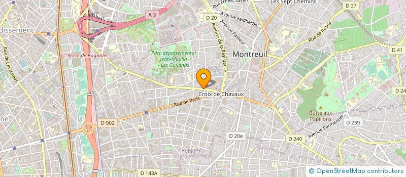 localisation de l'entreprise MONSIEUR SONNY SORENSEN à MONTREUIL