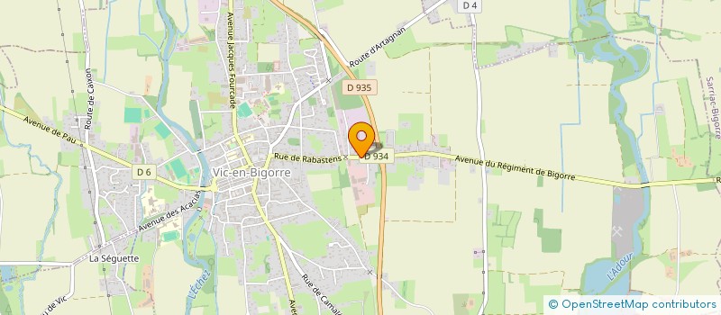 localisation de l'entreprise MONSIEUR SONNY WINTERSTEIN  VIC-EN-BIGORRE