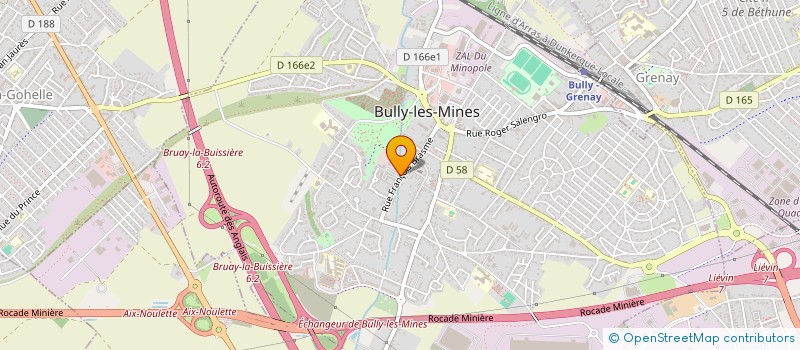 localisation de l'entreprise MONSIEUR SONY BAYER à BULLY-LES-MINES