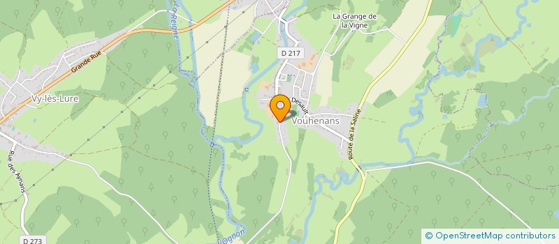 localisation de l'entreprise MONSIEUR SONY CHASSARD  VOUHENANS