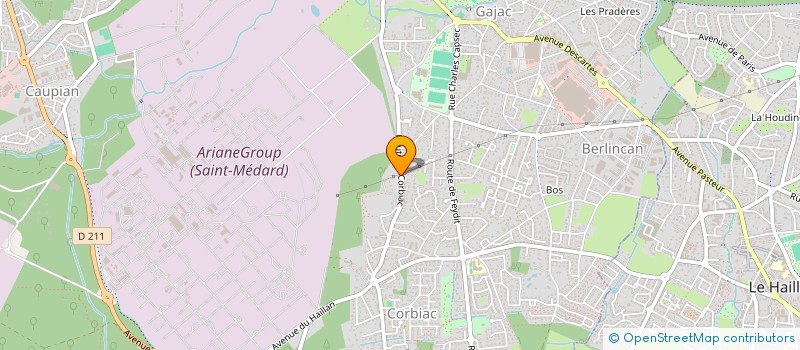 localisation de l'entreprise MONSIEUR SONY CLAUDIO  SAINT-MEDARD-EN-JALLES