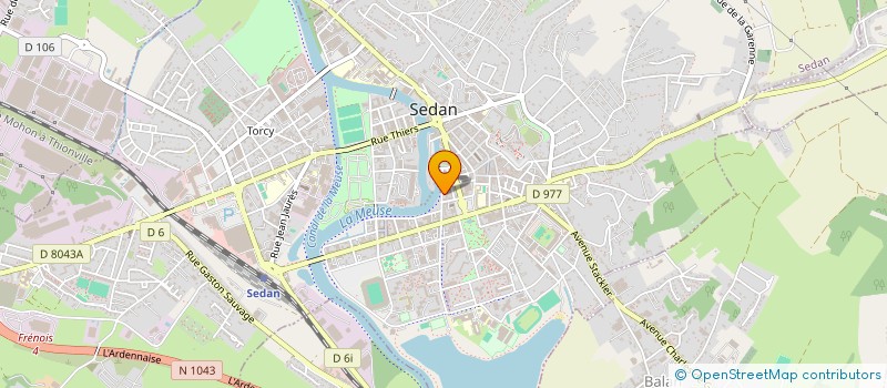 localisation de l'entreprise MONSIEUR SONY DESTREMONT  SEDAN