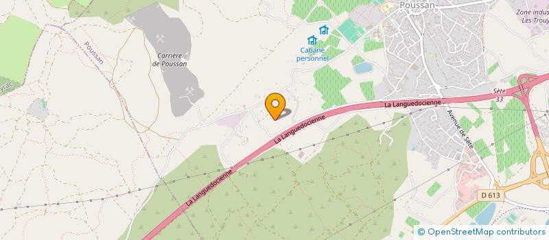 localisation de l'entreprise MONSIEUR SONY ESPINAS  POUSSAN