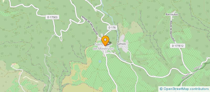 localisation de l'entreprise MONSIEUR SONY GONZALES MANRUBIO  SAINT-JEAN-DE-MINERVOIS