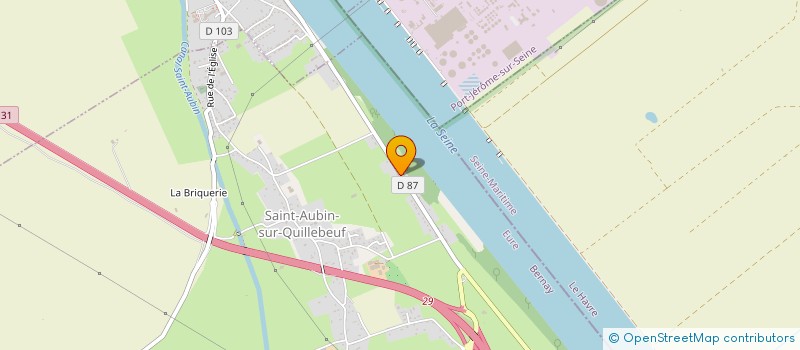 localisation de l'entreprise MONSIEUR SONY HEUGEBAERT  SAINT-AUBIN-SUR-QUILLEBEUF