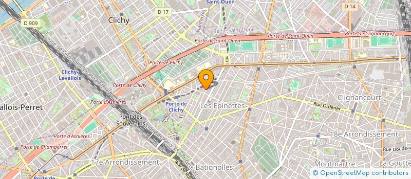 localisation de l'entreprise MONSIEUR SONY KEITA  PARIS