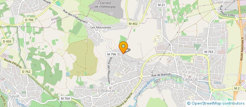 localisation de l'entreprise MONSIEUR SONY LACROIX-RENARD  CEBAZAT