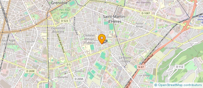 localisation de l'entreprise MONSIEUR SONY MODESTE  GRENOBLE