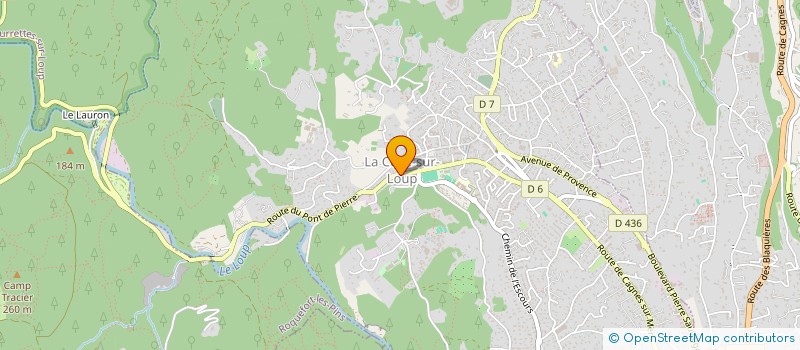 localisation de l'entreprise MONSIEUR SONY PAOLETTI  LA COLLE-SUR-LOUP