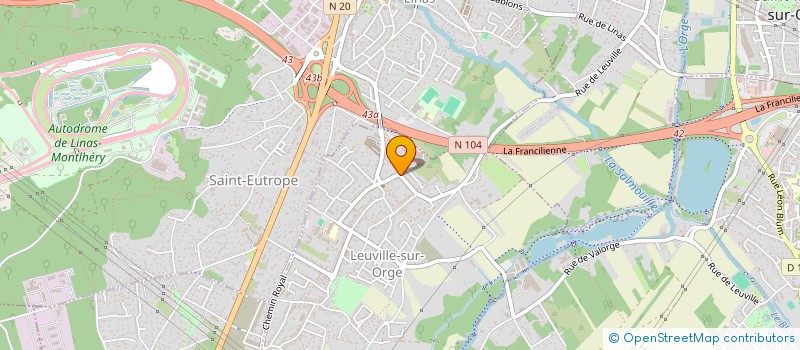 localisation de l'entreprise MONSIEUR SONY SABAS  LEUVILLE-SUR-ORGE