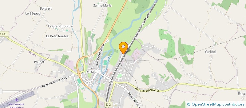 localisation de l'entreprise MONSIEUR SONY SIEGLER à CHALAIS