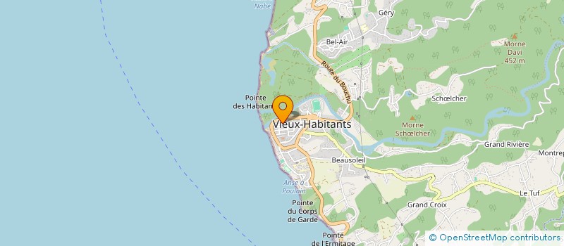 localisation de l'entreprise MONSIEUR SONY TICOUT à VIEUX-HABITANTS