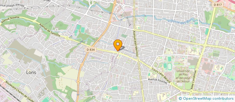 localisation de l'entreprise MONSIEUR SONY WEISS à LONS